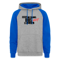 On Fire for Jesus Hoodie - heather grey/royal