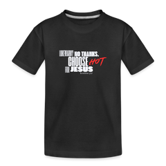 On Fire for Jesus Organic Youth T-Shirt - black