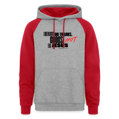 On Fire for Jesus Hoodie - heather grey/red