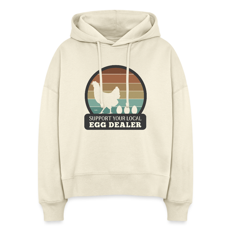Support Local Egg Dealer Women's Organic Hoodie - natural raw