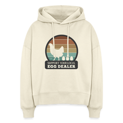 Support Local Egg Dealer Women's Organic Hoodie - natural raw